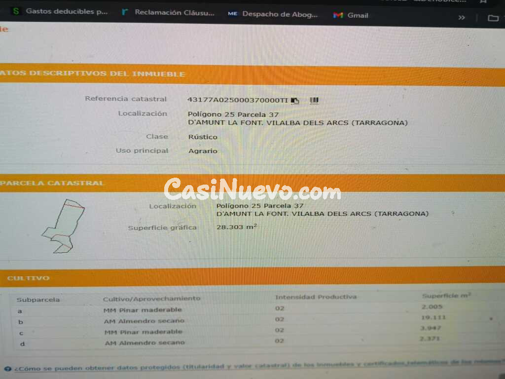 Suelo rústico en Venta en Vilalba Dels Arcs Tarragona - foto 2