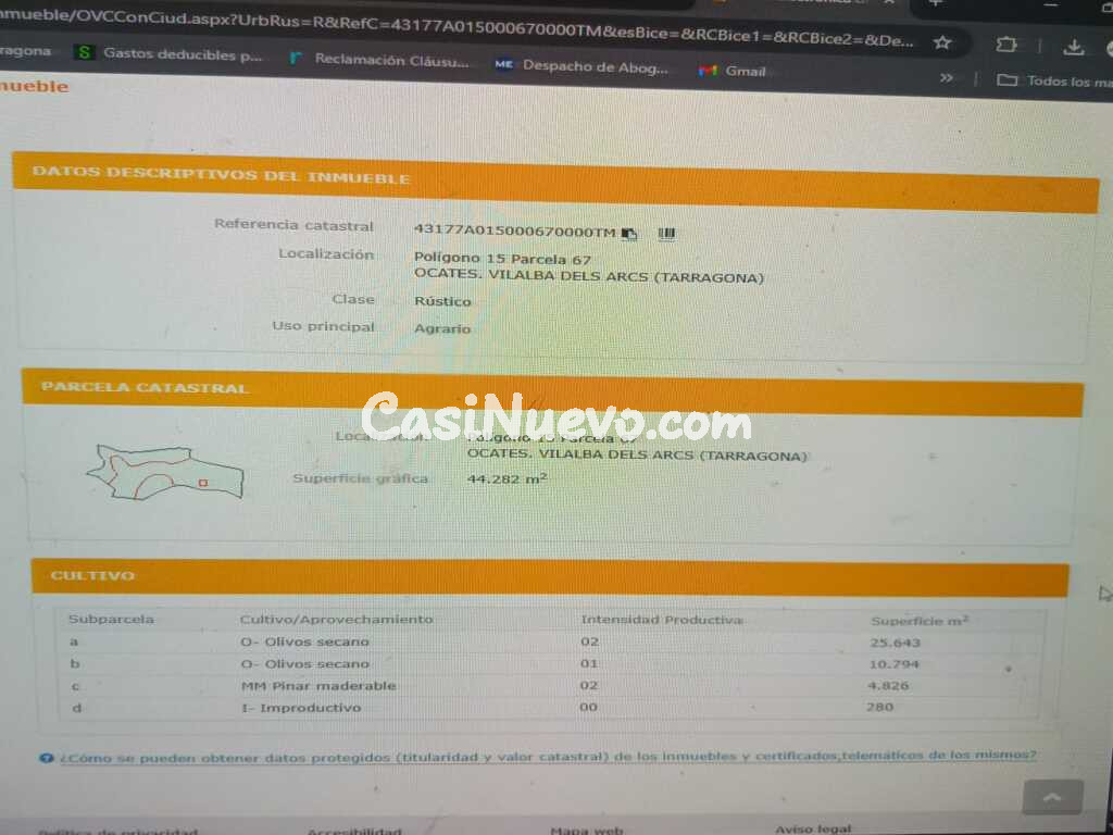 Suelo rústico en Venta en Vilalba Dels Arcs Tarragona - foto 2