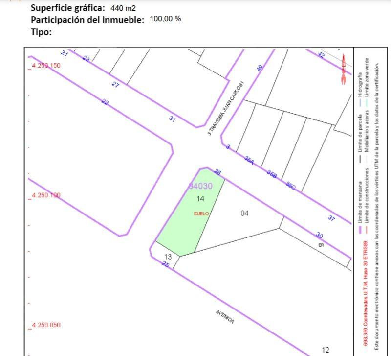 SE VENDE TERRENO EN MUY BUENA ZONA DE MONFORTE URBANO