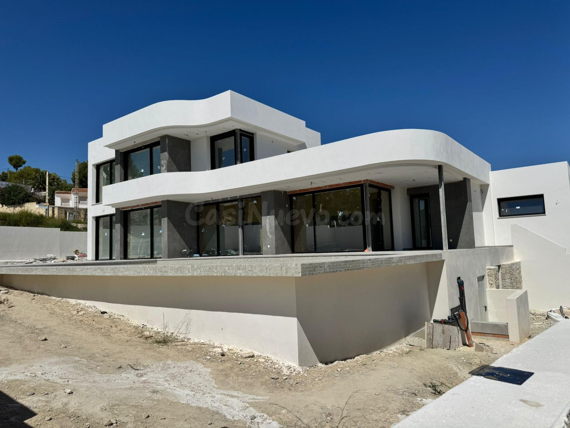 Villa Moderna de cuatro dormitorios con vistas al mar en Moraira - Benimeit, Costa Blanca