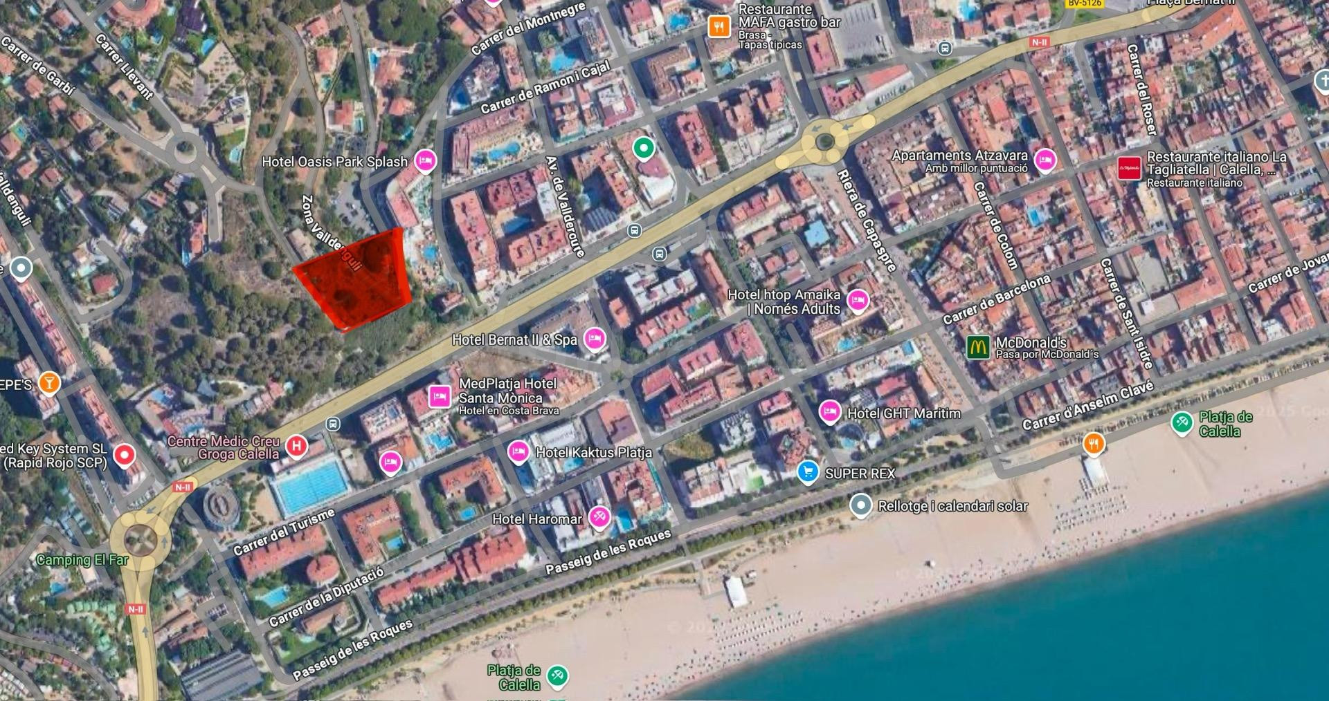 GRAN OPORTUNIDAD: CONJUNTO DE 2 TERRENOS URBANOS EDIFICABLES EN VENTA EN CALELLA DE MAR, BARCELONA