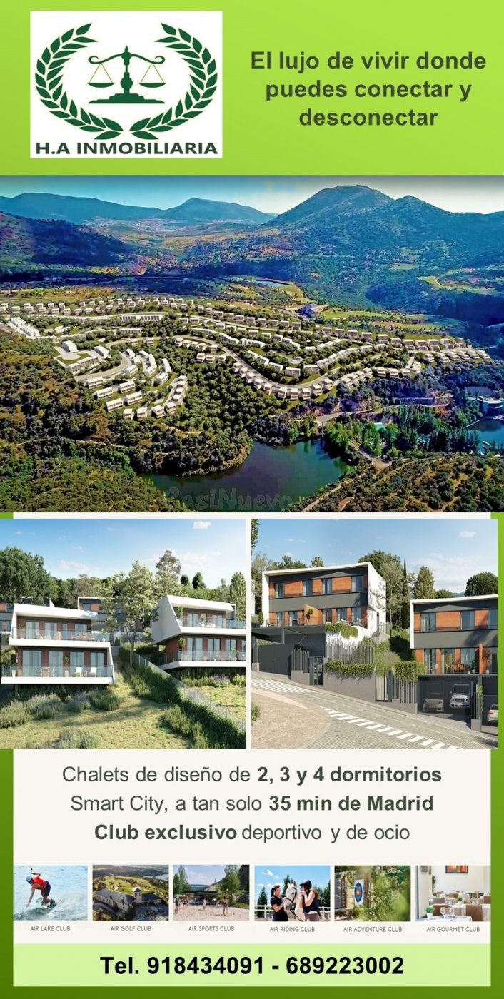 CHALETS EN VENTA EN LOS ANGELES DE SAN RAFAEL. SIERRA DE GUADARRAMA!!!