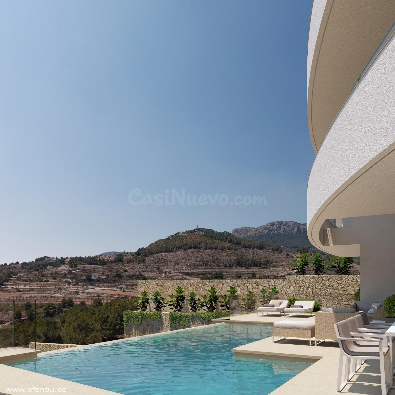 Lujosa Villa con Vistas al Mar en Calpe - Elegancia Moderna con Impresionantes Vistas
