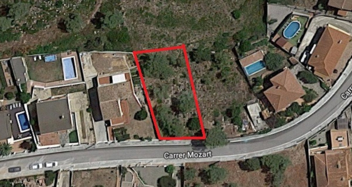 Parcela en Canyelles (California) 491m2