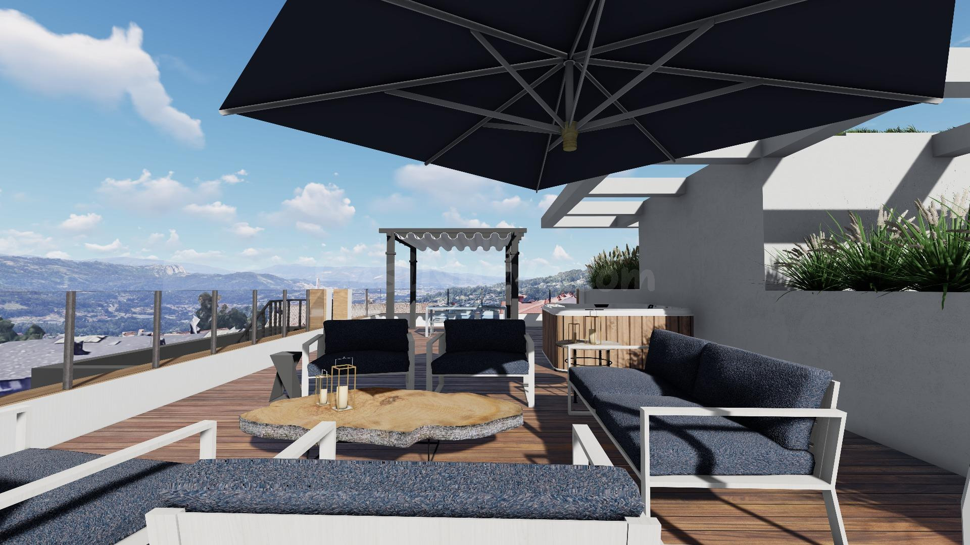 REF 4217 ÁTICO DÚPLEX 1 DORM. CON TERRAZA DE 45m2 ( MOS )