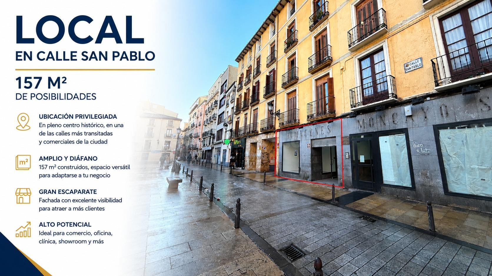 Local comercial en venta en Calle San Pablo. Zaragoza