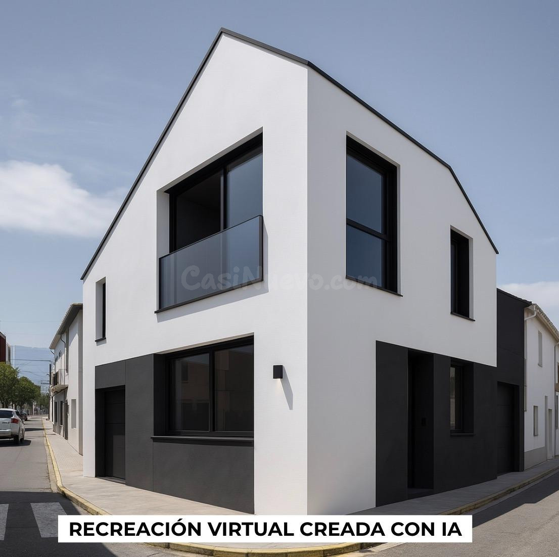 Casa en Almoines a reformar a su gusto en parcela de 242 m2 , en chaflán con patio.