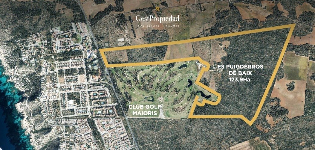 Finca de 124 hectáreas con vivienda en Puigderrós, Llucmajor.