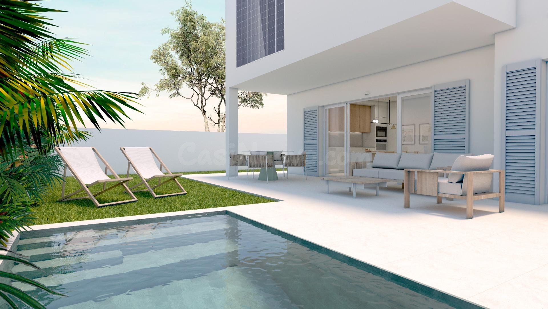 Bungalo moderno planta baja en Pilar de la Horadada