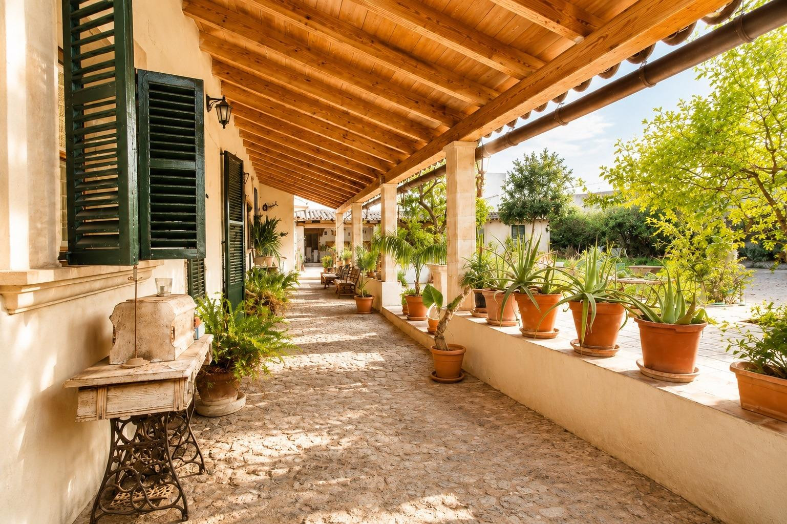 Casa Tradicional con Jardín y Porche en Son Sardina