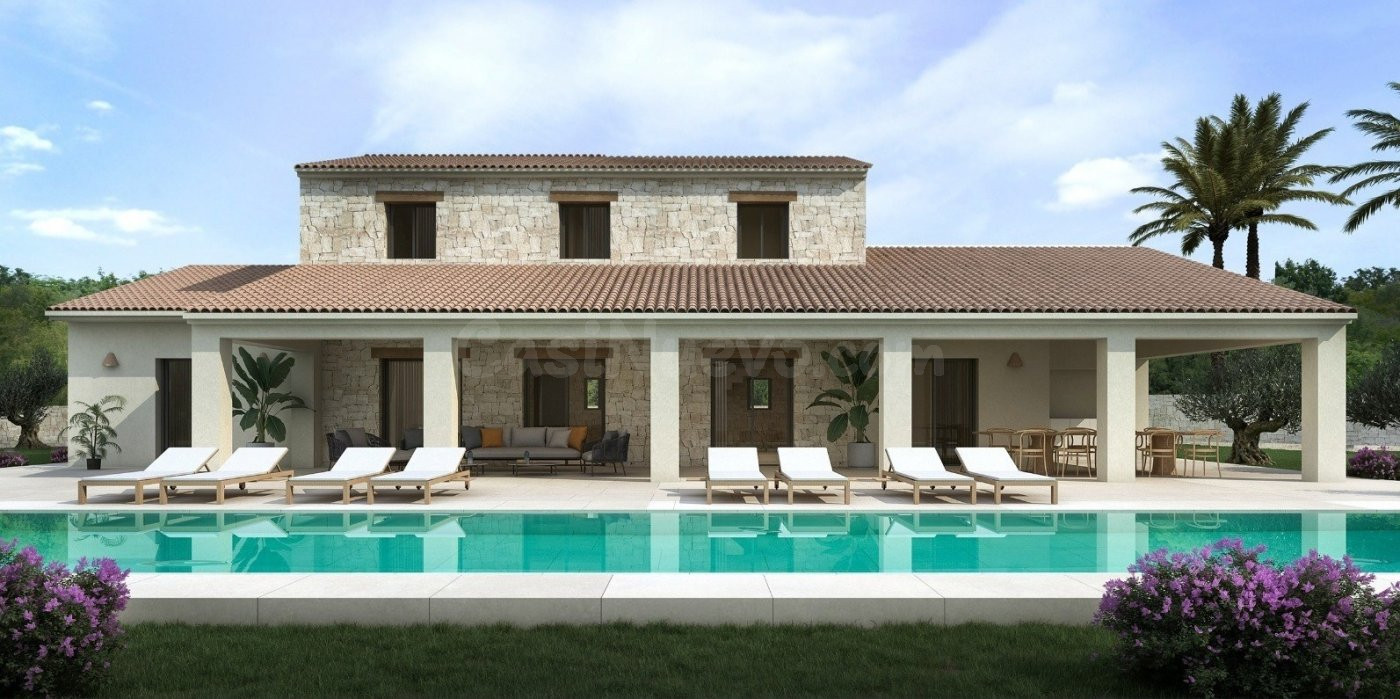 Magnífica villa de 4 dormitorios con piscina privada a la venta en Teulada