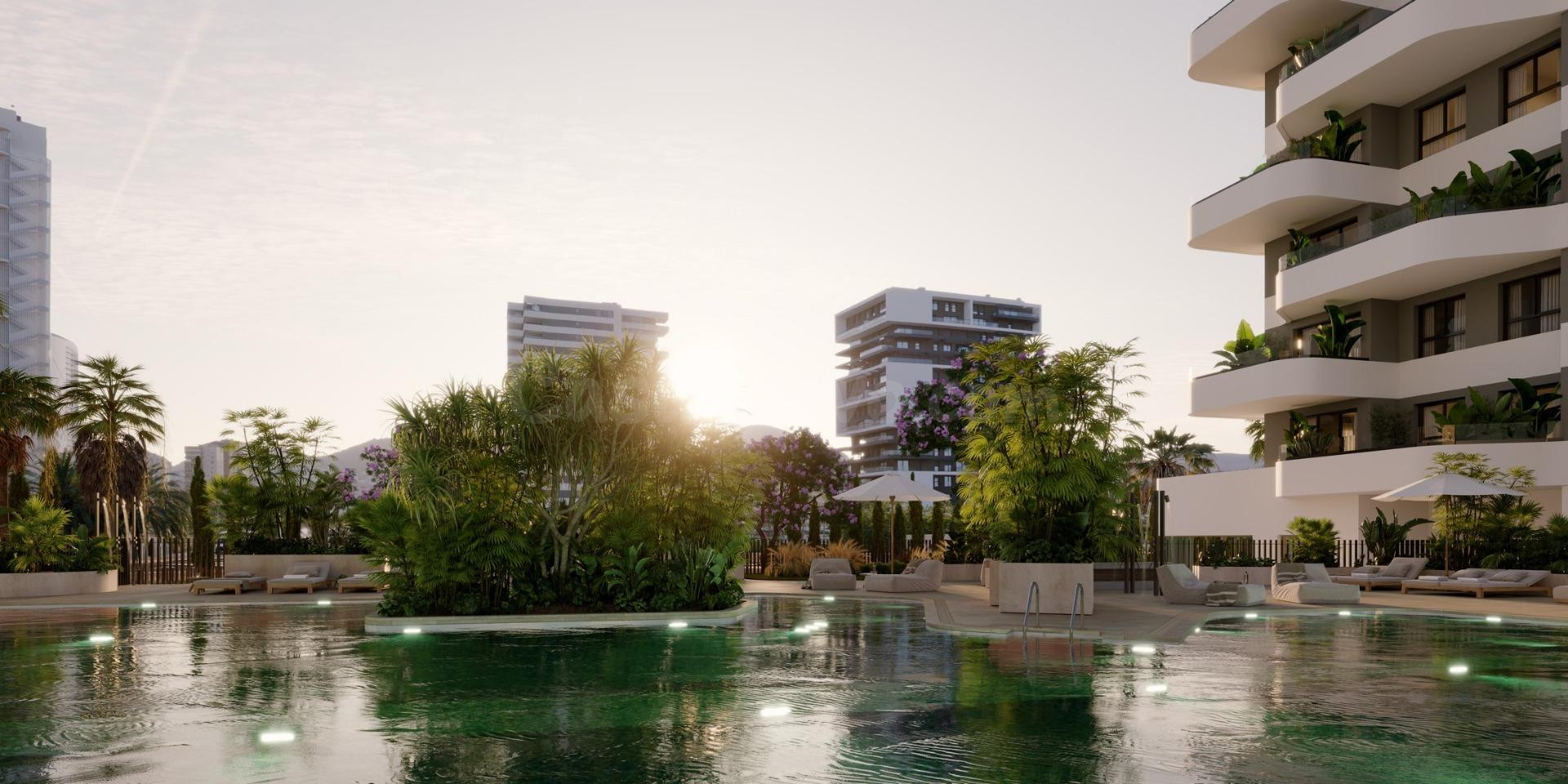 Fabuloso apartamento con 2 dormitorios a la venta a solo 450 m de la playa en Calpe