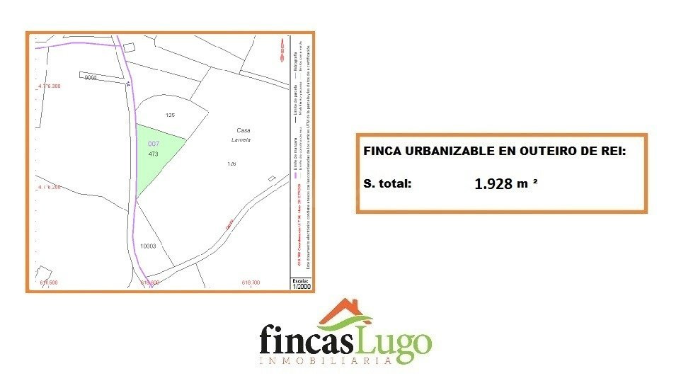 TERRENO URBANO EN VILELA, OUTEIRO DE REI