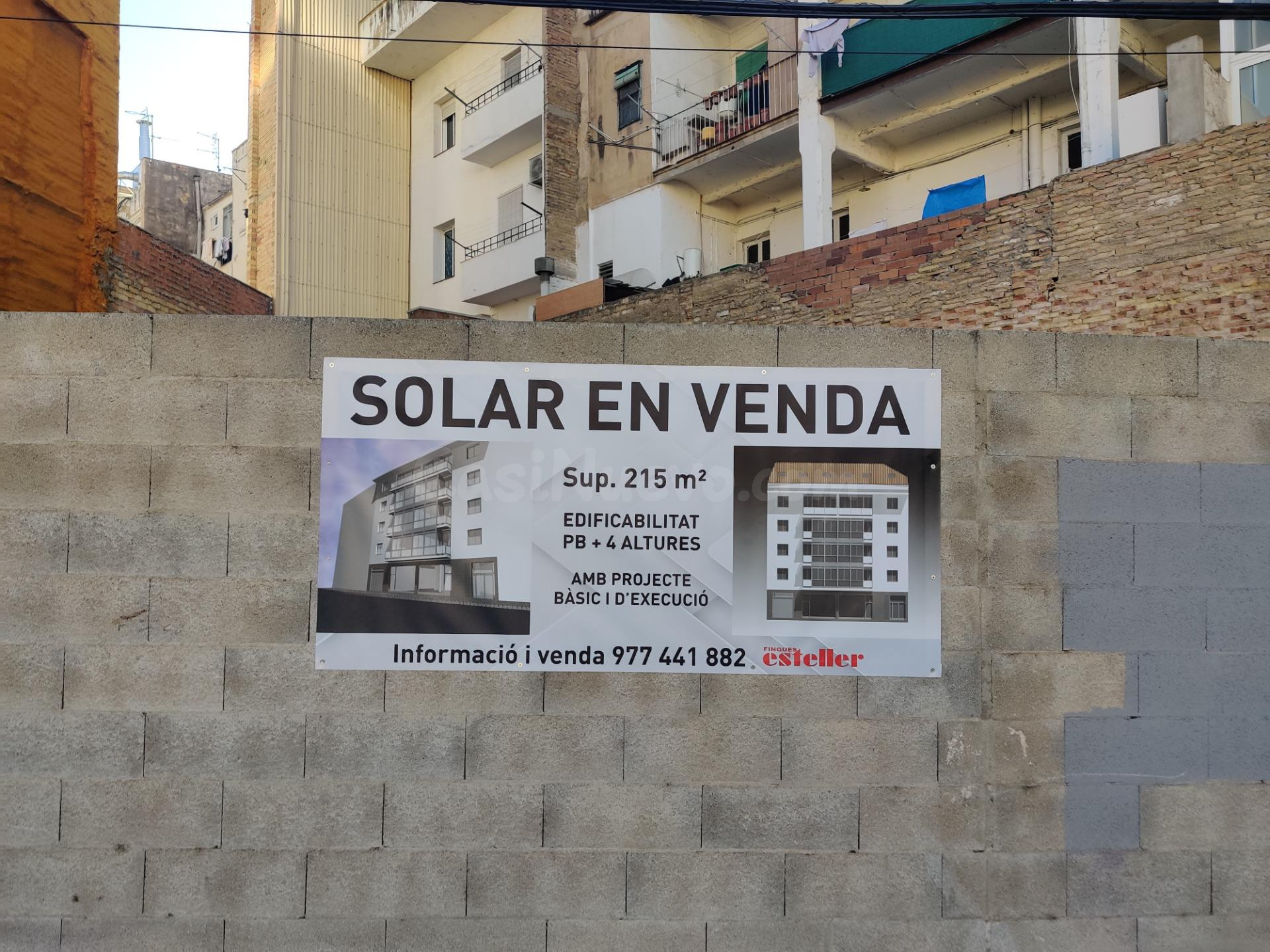 TERRENO PARA EDIFICAR EN EL CENTRO DE TORTOSA