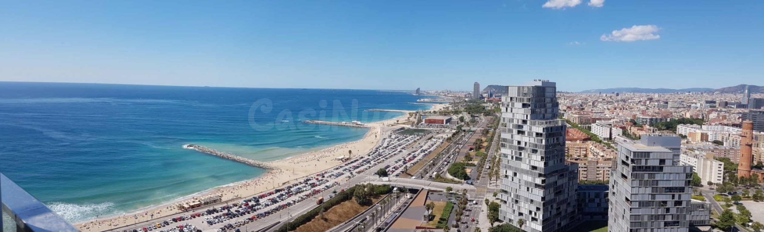 Fantastico Atcio de Gran Lujo con Vistas al Mar y a la Ciudad
