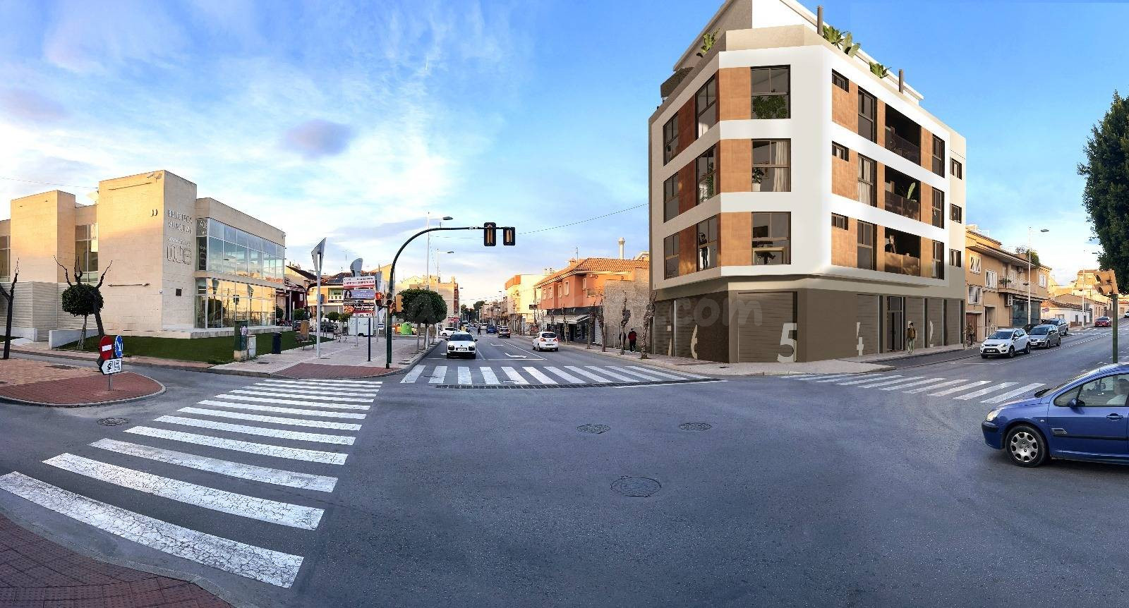 Nueva Construcción Edificio Gala, Avd. Chorrico esq Avd Menendez Pidal, Molina de Segura