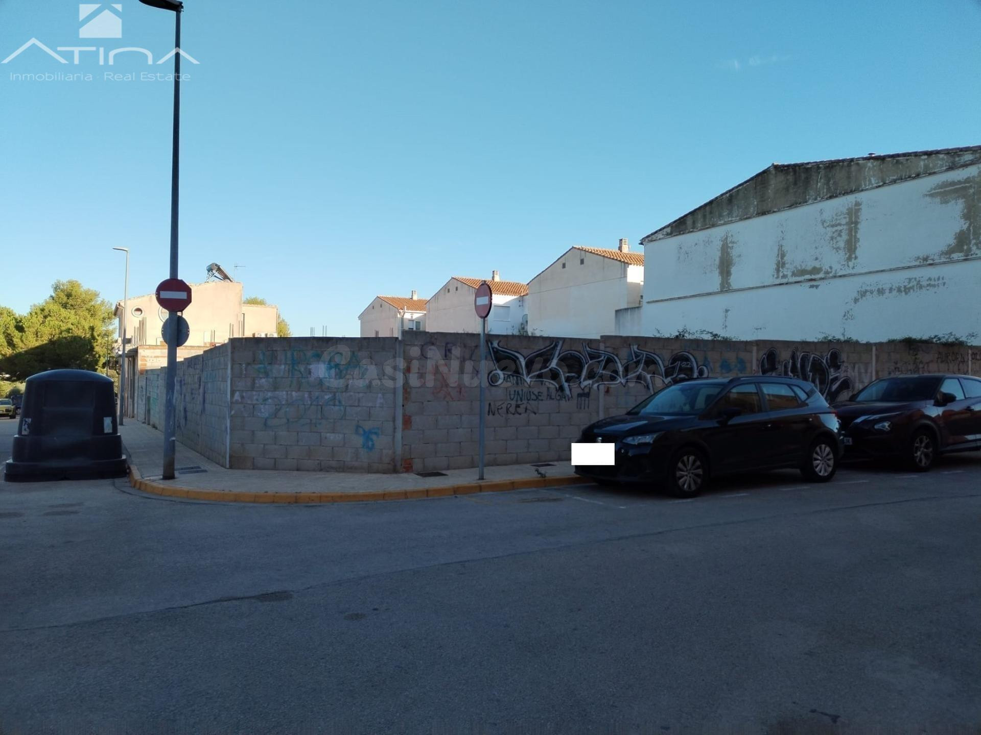 Terreno urbano en Palma de Gandia con una superficie total de 645 m2