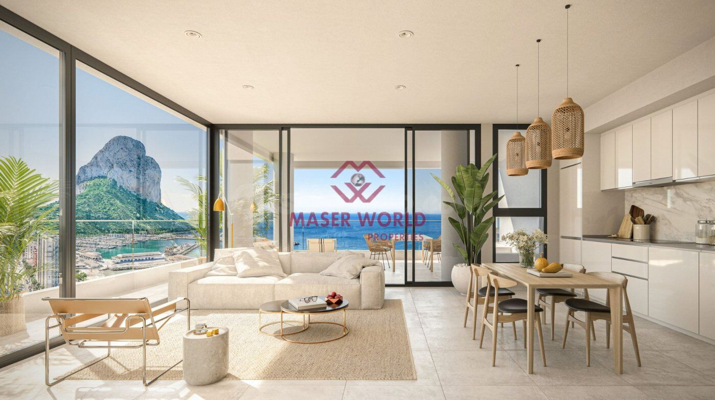 ÁTICOS DE LUJO DE OBRA NUEVA CON VISTAS AL MAR EN CALPE