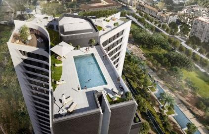 Piso en el centro con vistas despejadas con plaza de aparcamiento y trastero con piscina comunitaria
