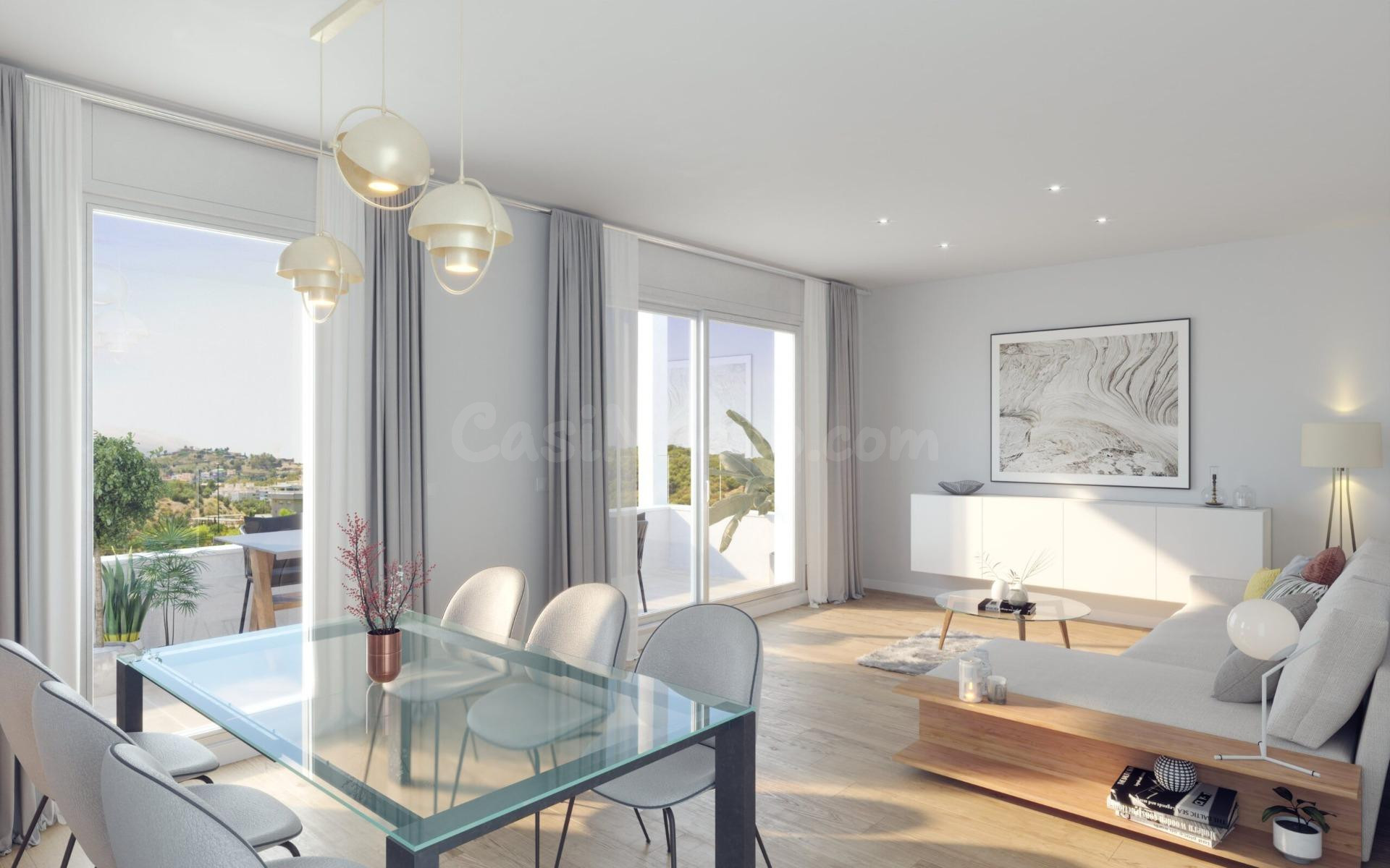 Piso con terraza solada, además de trastero y plaza de garaje incluidos en el precio.