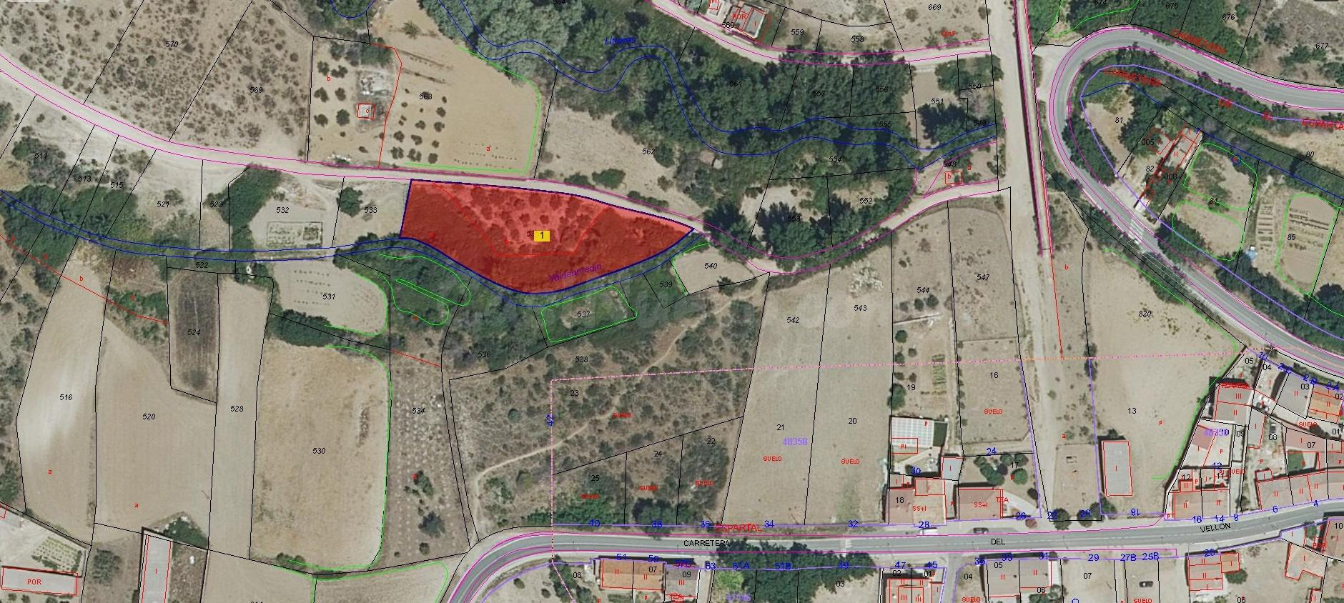 Finca rústica en venta en El Espartal
