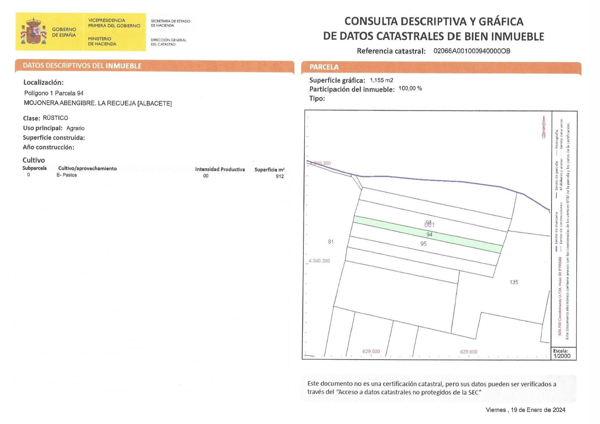 LOTE de Parcelas rústicas en venta en La Recueja, Albacete - foto 5