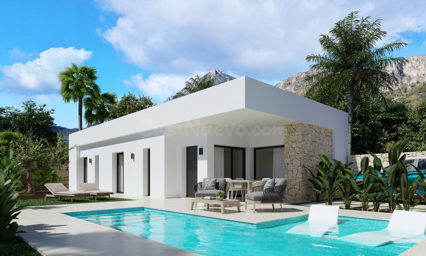 INCREIBLE VILLA CON GRAN PARCELA, 3 DORMITORIOS, PISCINA PRIVADA EN FINESTRAT