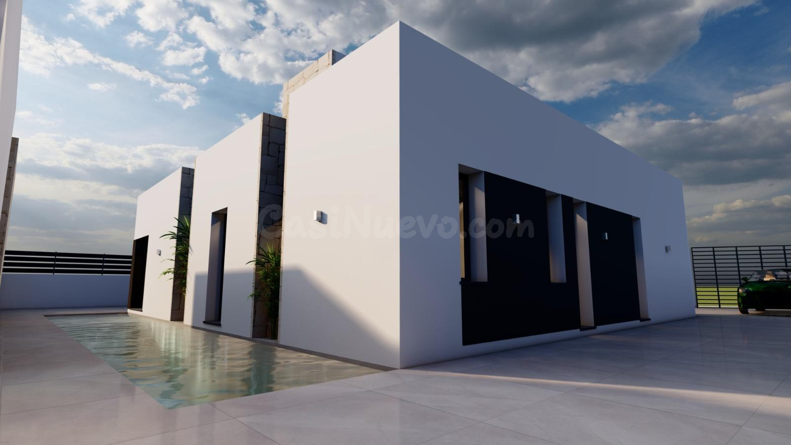 Modernas villas independientes en Monteazul Benijófar con piscina y solárium opcionales