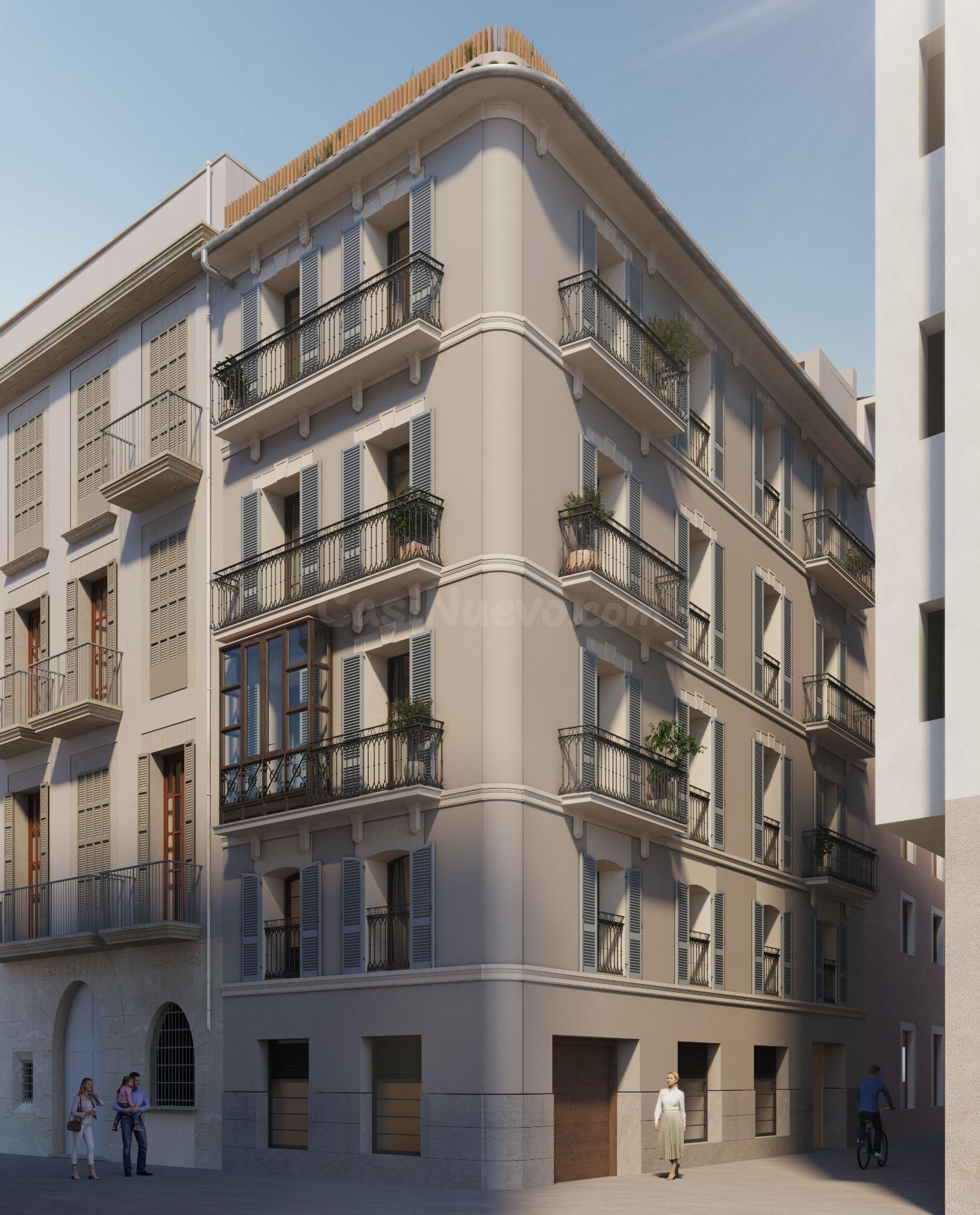 Edificio señorial unifamiliar rehabilitado en el centro de Palma