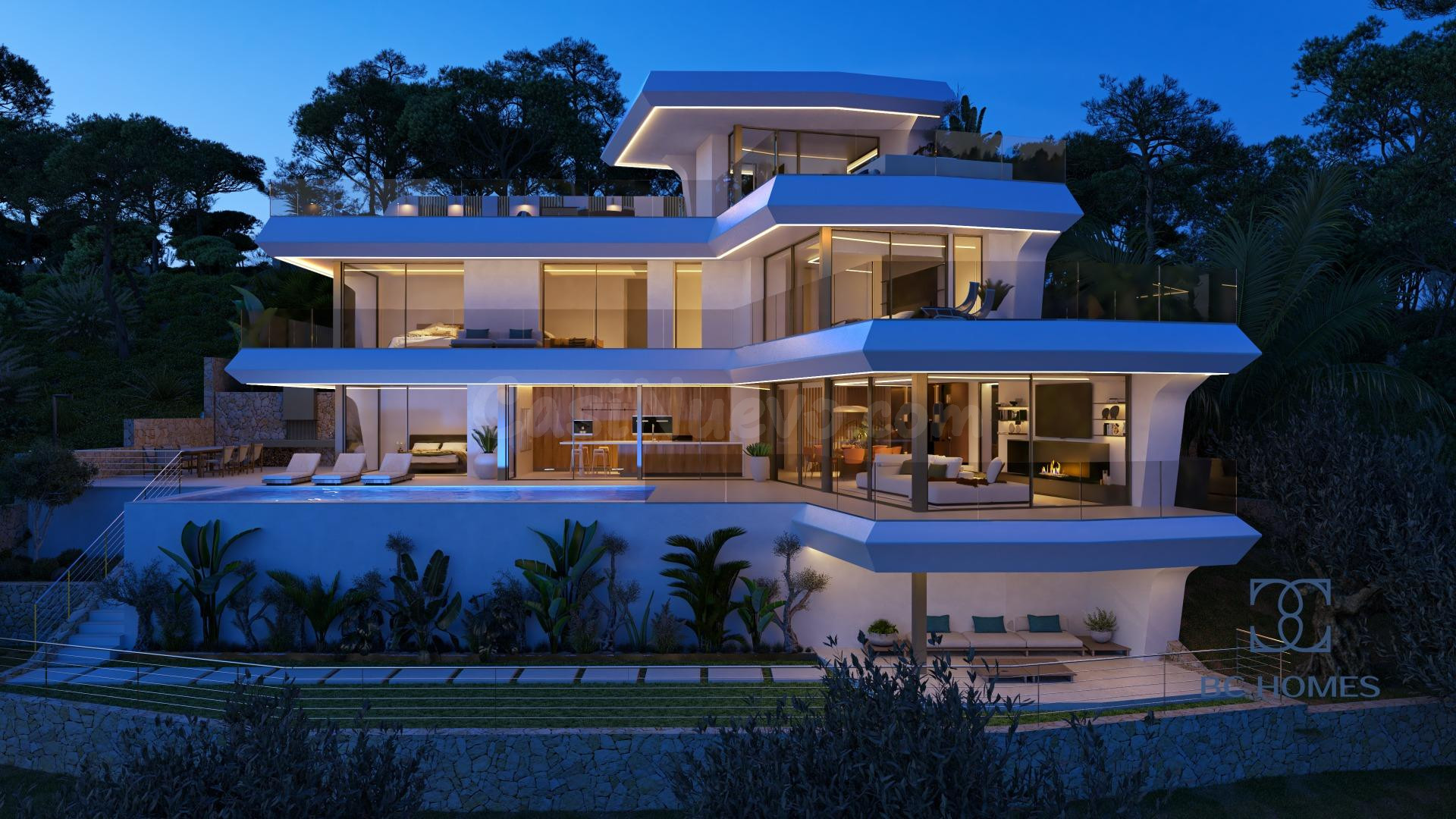 Villa de lujo con vistas al mar