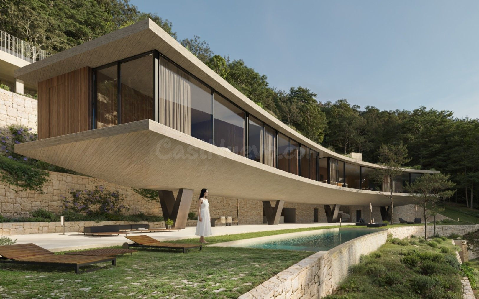 Espectacular villa vanguardista de obra nueva en Benissa Costa