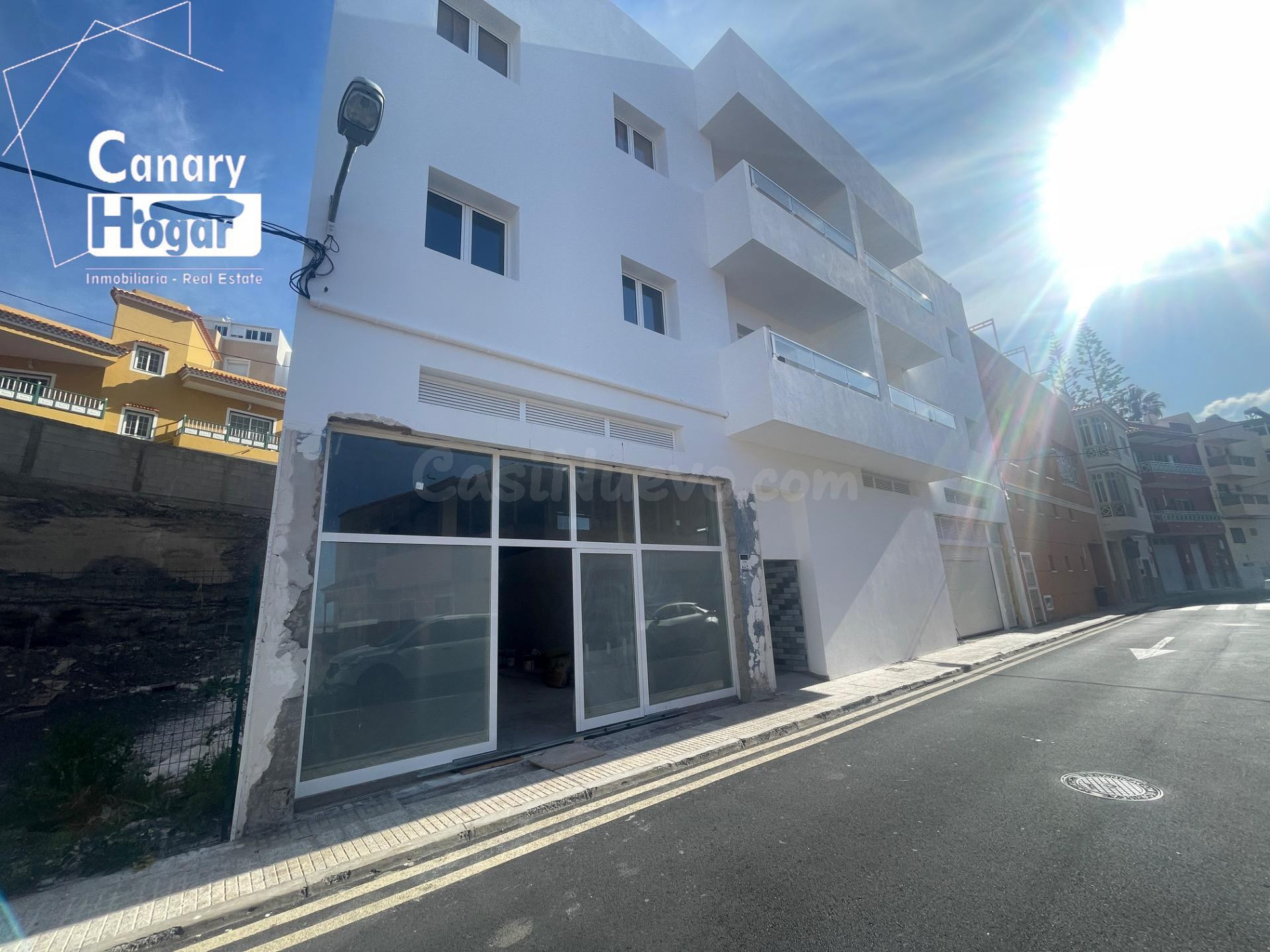 Oportunidad se vende 3 locales comerciales en Arimeñeme Adeje de obra nueva