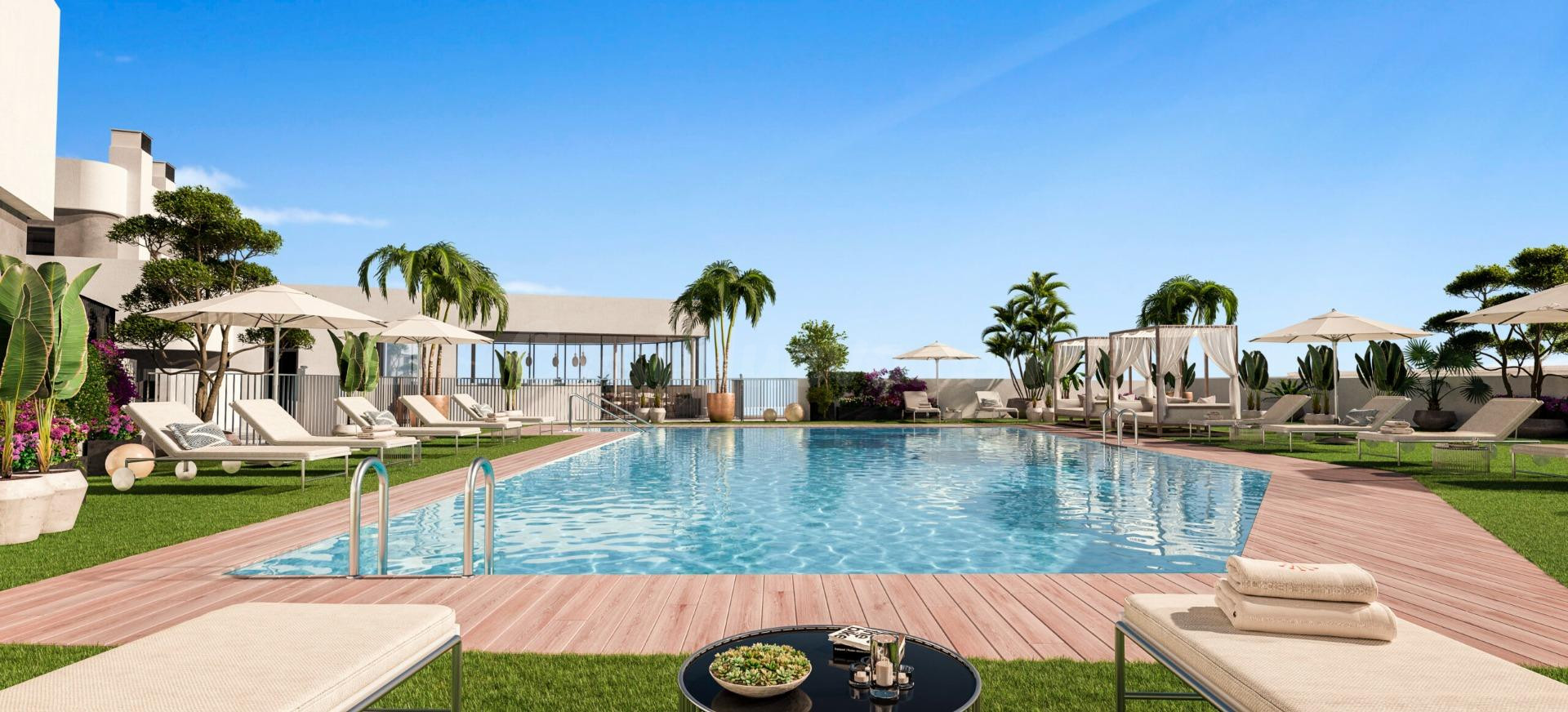 Ático con Vistas al Mar en Alto de los Monteros, Marbella