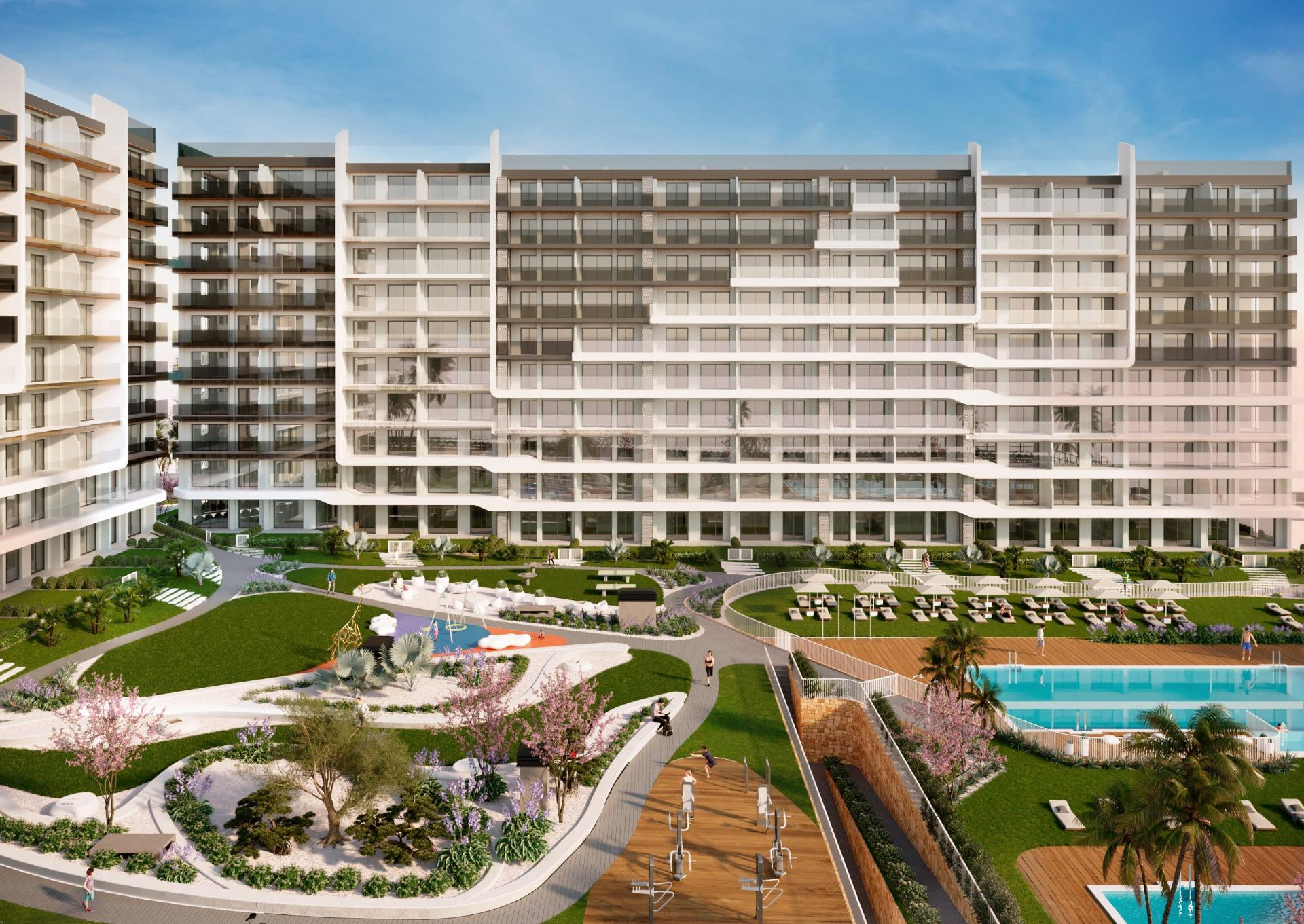 APARTAMENTO DE 3 DORMNITORIOS CON IMPRESIONANTES VISTAS A LAS ZONAS AJARDINADAS Y JUNTO AL MAR