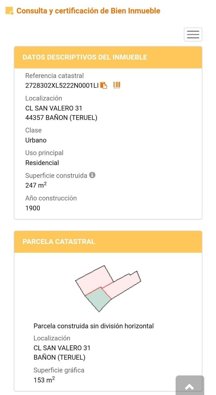 SE VENDE CASA DE PUEBLO PARA REFORMAR EN BAÑÓN - foto 5
