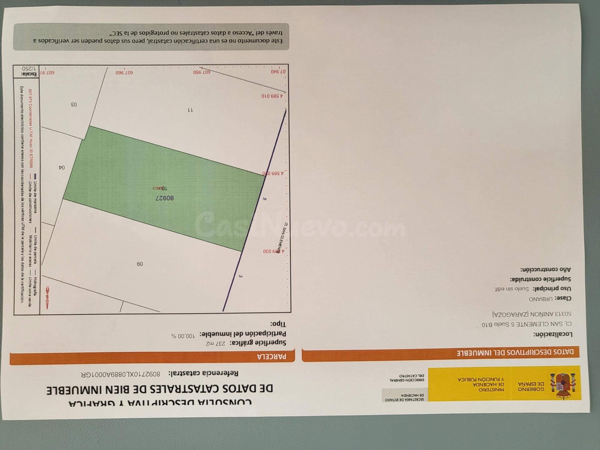 EN VENTA SOLAR EN ANIÑÓN - foto 4