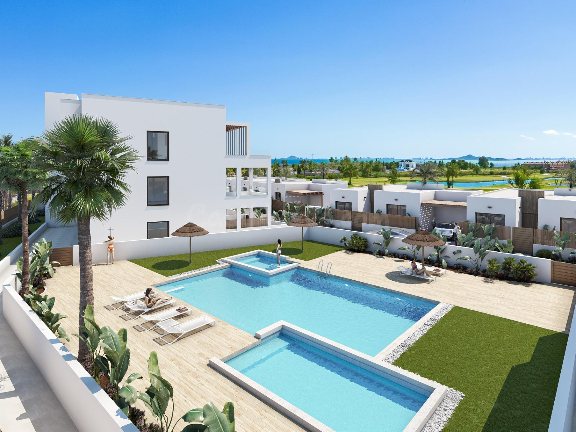Apartamento con hermosa vista en Los Alcázares