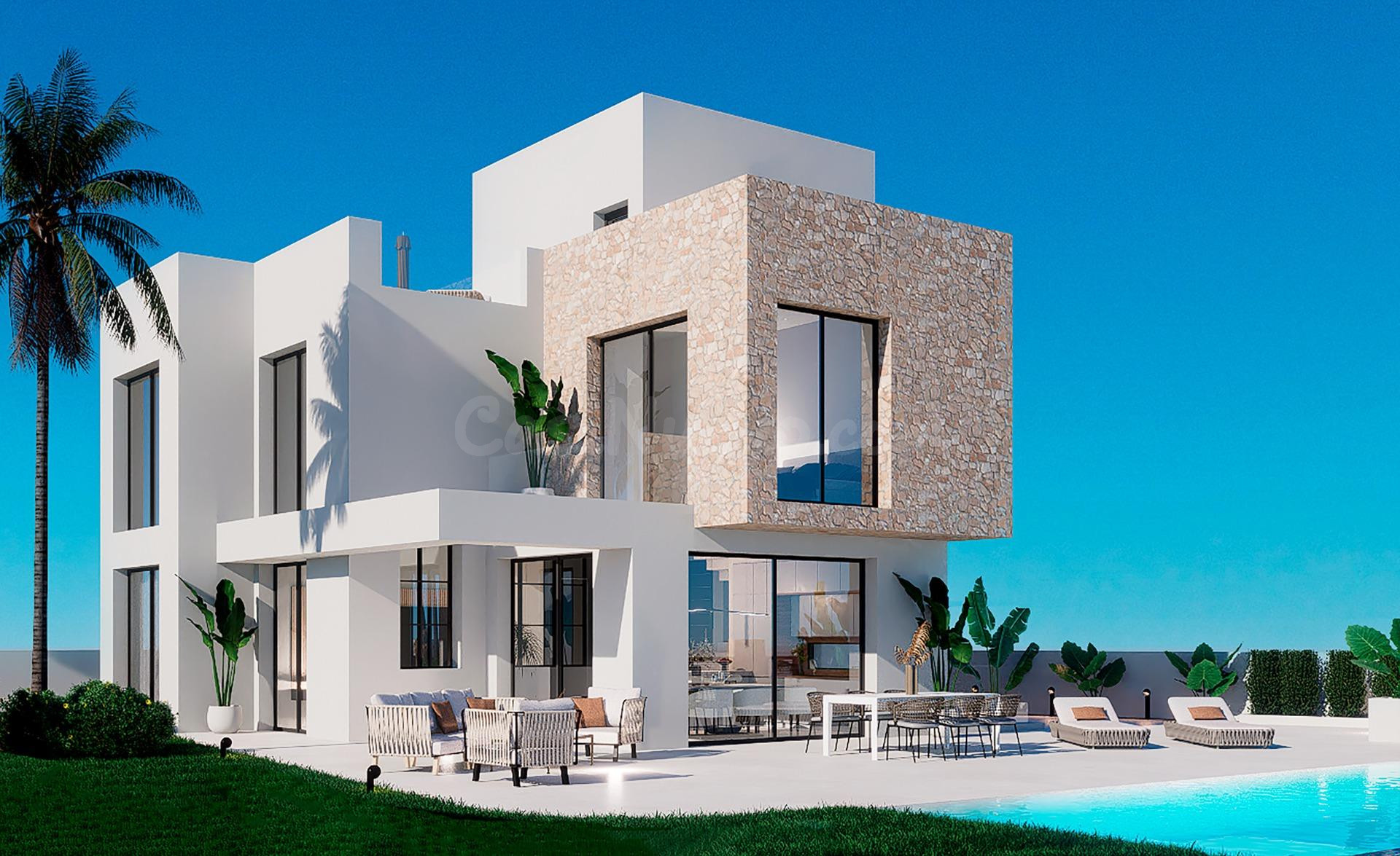 Villa con panorámicas impresionantes