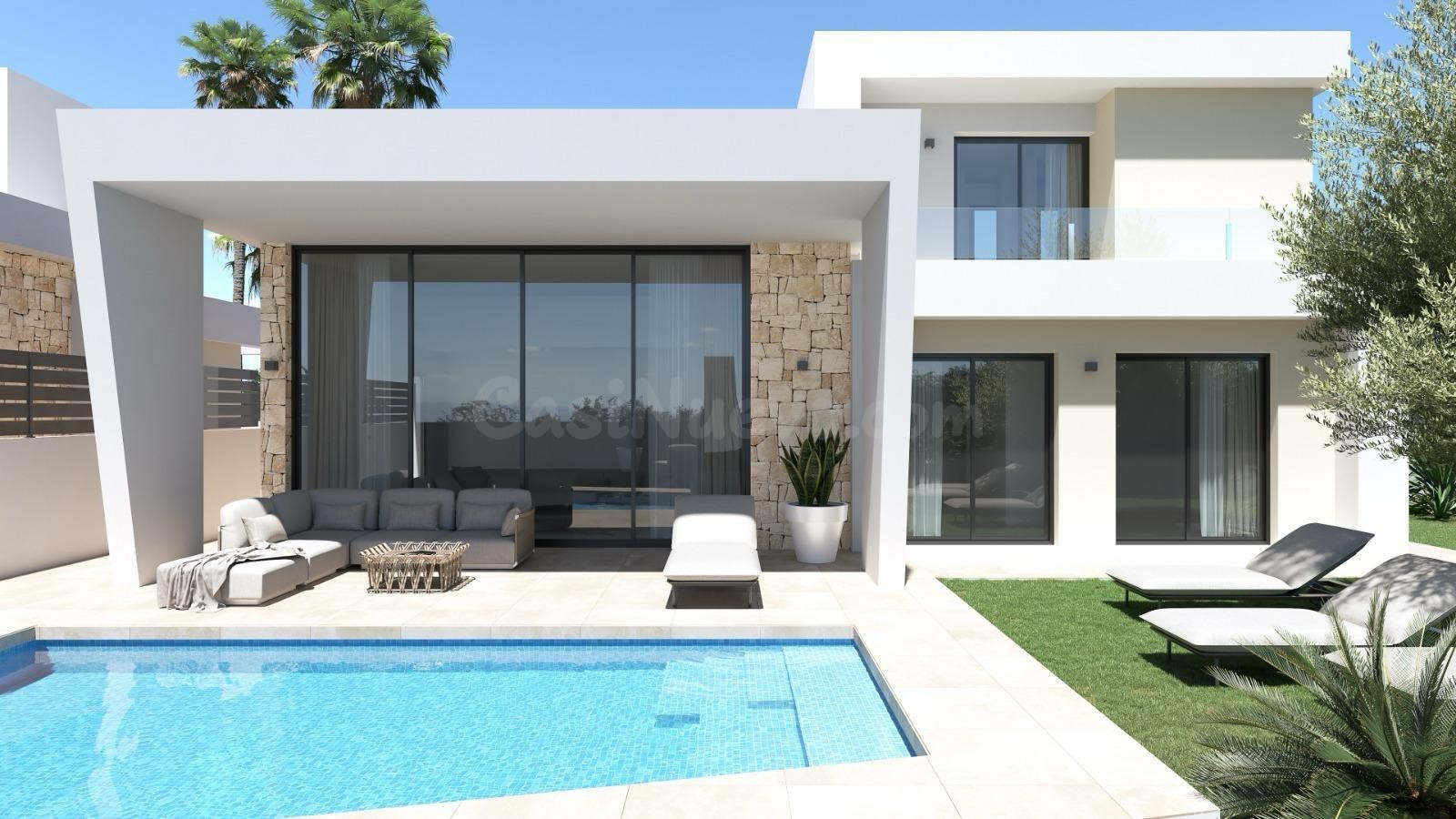 Obra nueva villa de lujo
