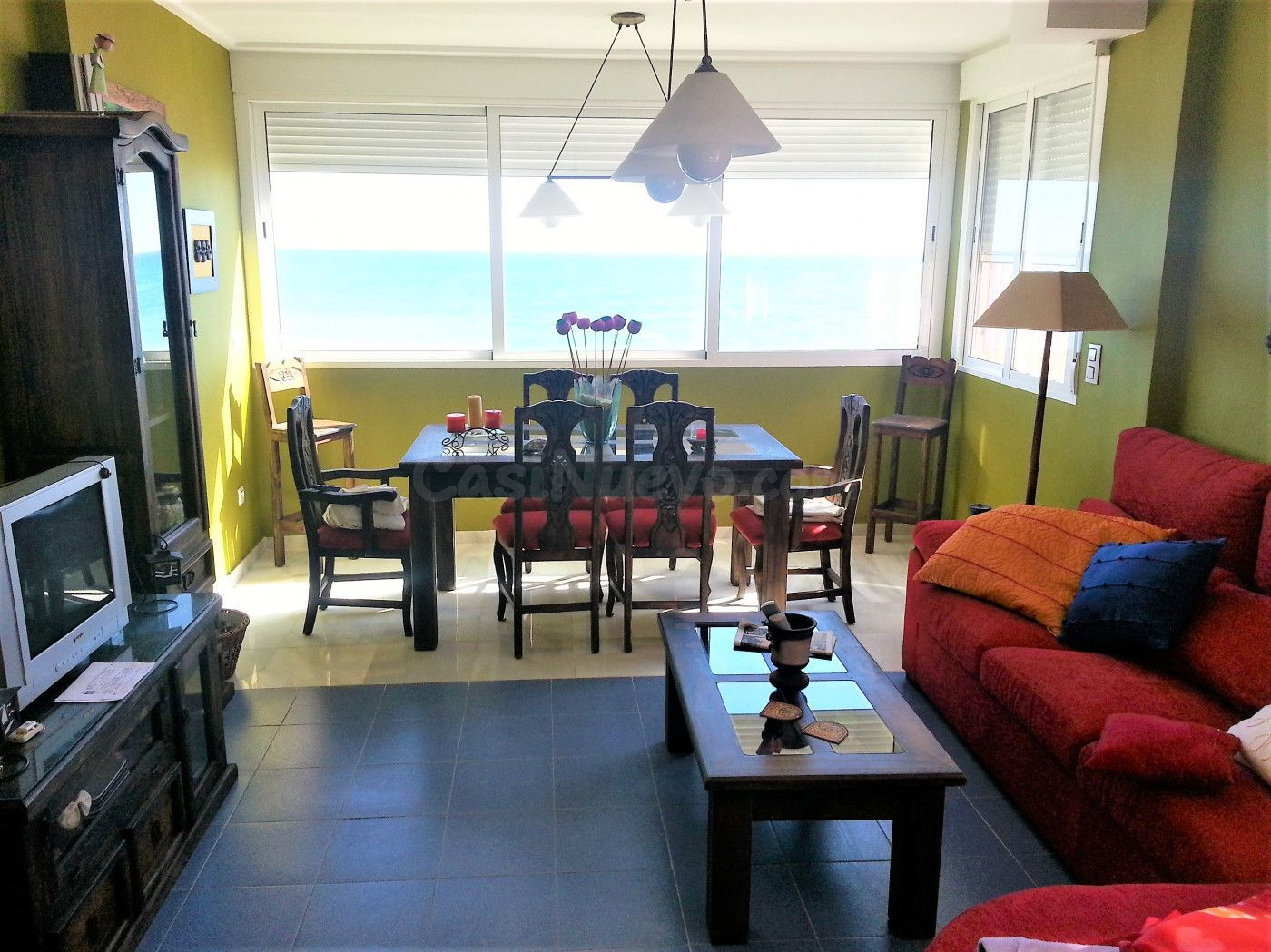 ESTUPENDO APARTAMENTO DE DOS DORMITORIOS CON SOLARIUM EN PRIMNERA LINEA DE PLAYA EN ZONA NATURISTA