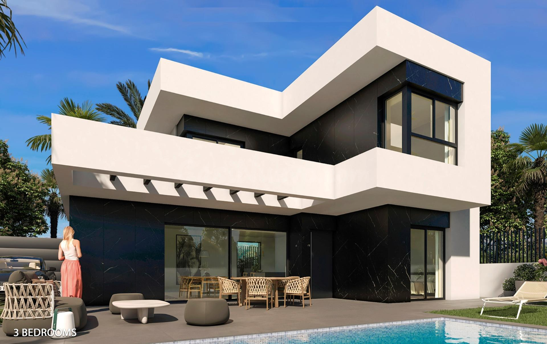 VILLAS DE OBRA NUEVA EN ROJALES
