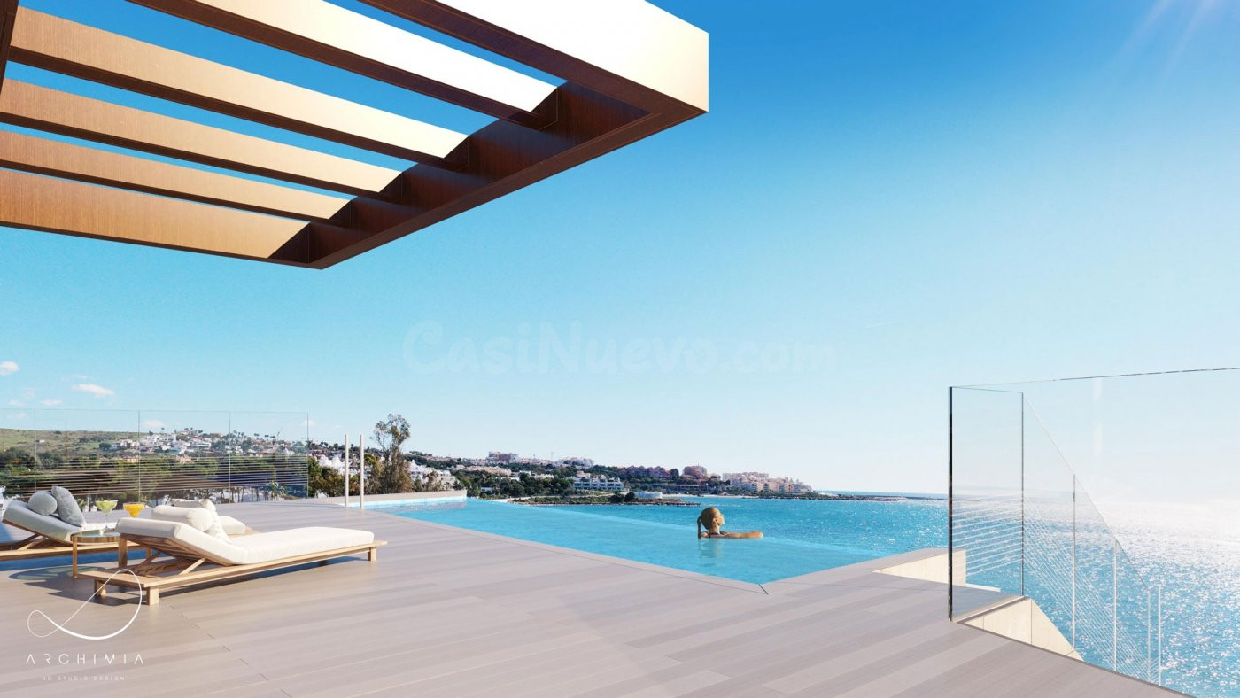 Complejo urbanístico exclusiva en primera línea de playa en Estepona (Costa del Sol).