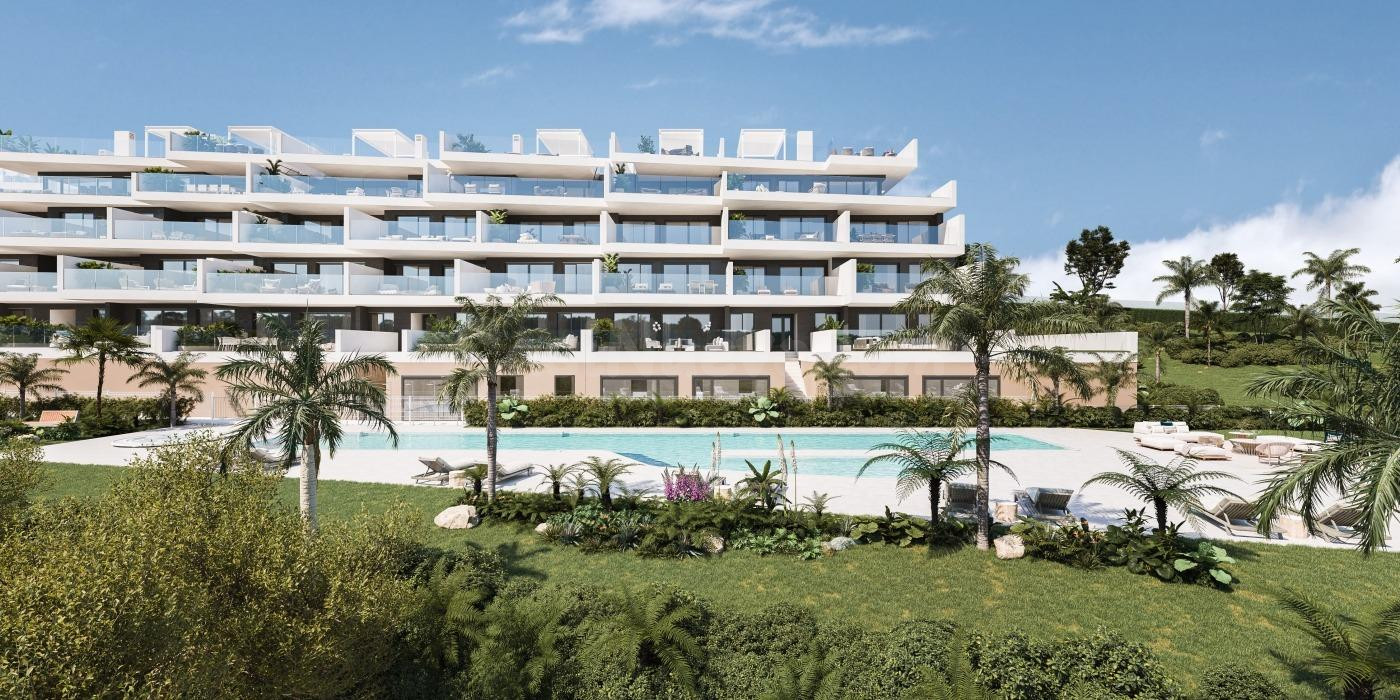 Fantásticos apartamentos a estrenar con vistas al mar en Manilva.