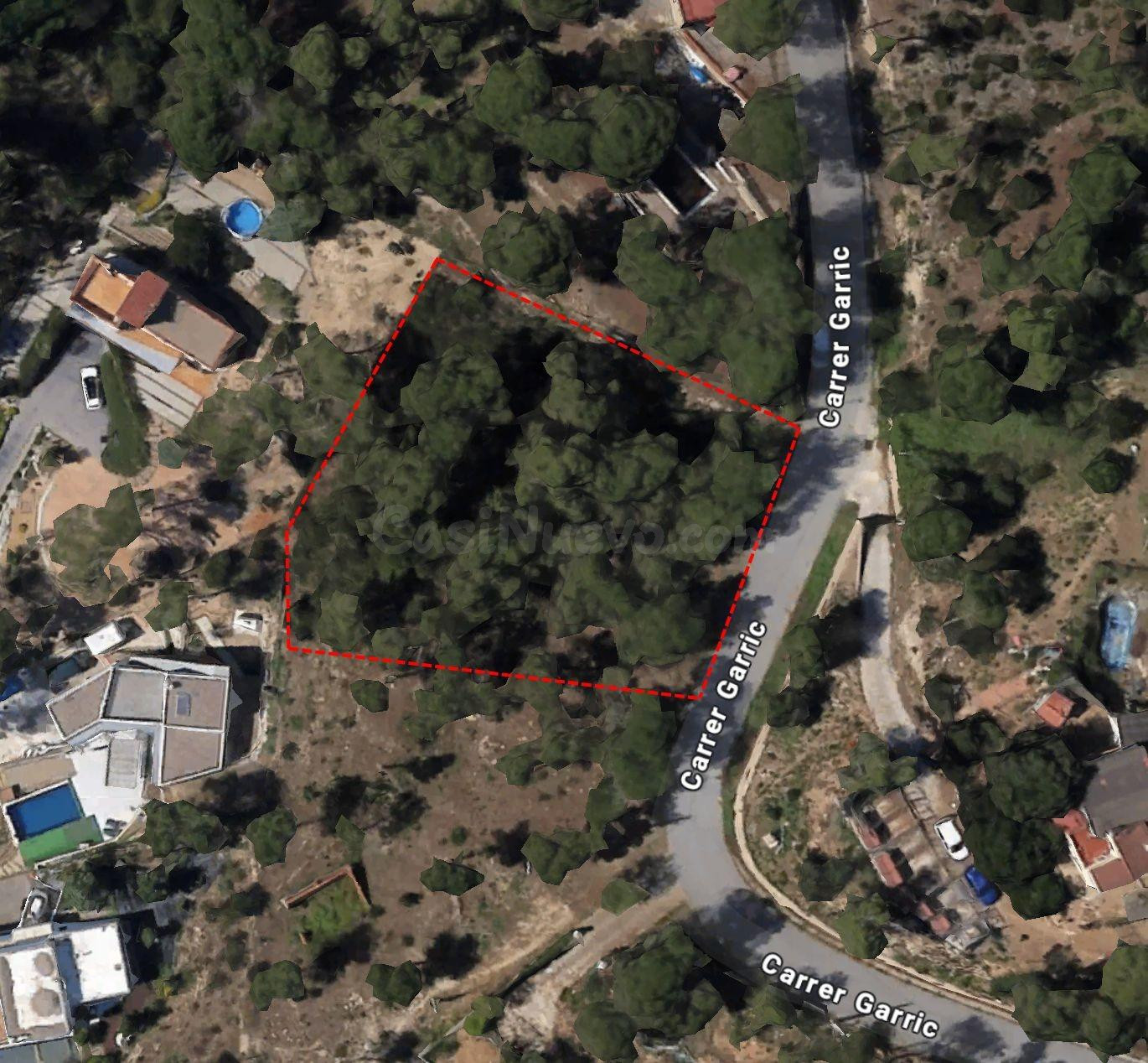 Parcel·la edificable amb magnífiques vistes en el Bosc de la