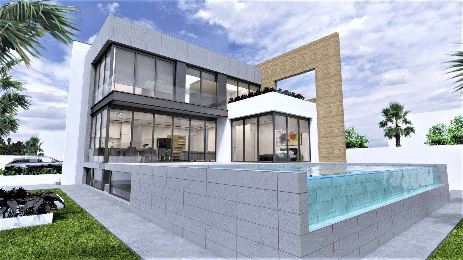 PRECIOSAS VILLAS DE OBRA NUEVA CON VISTA AL MAR, EN LA ZENIA - foto 2