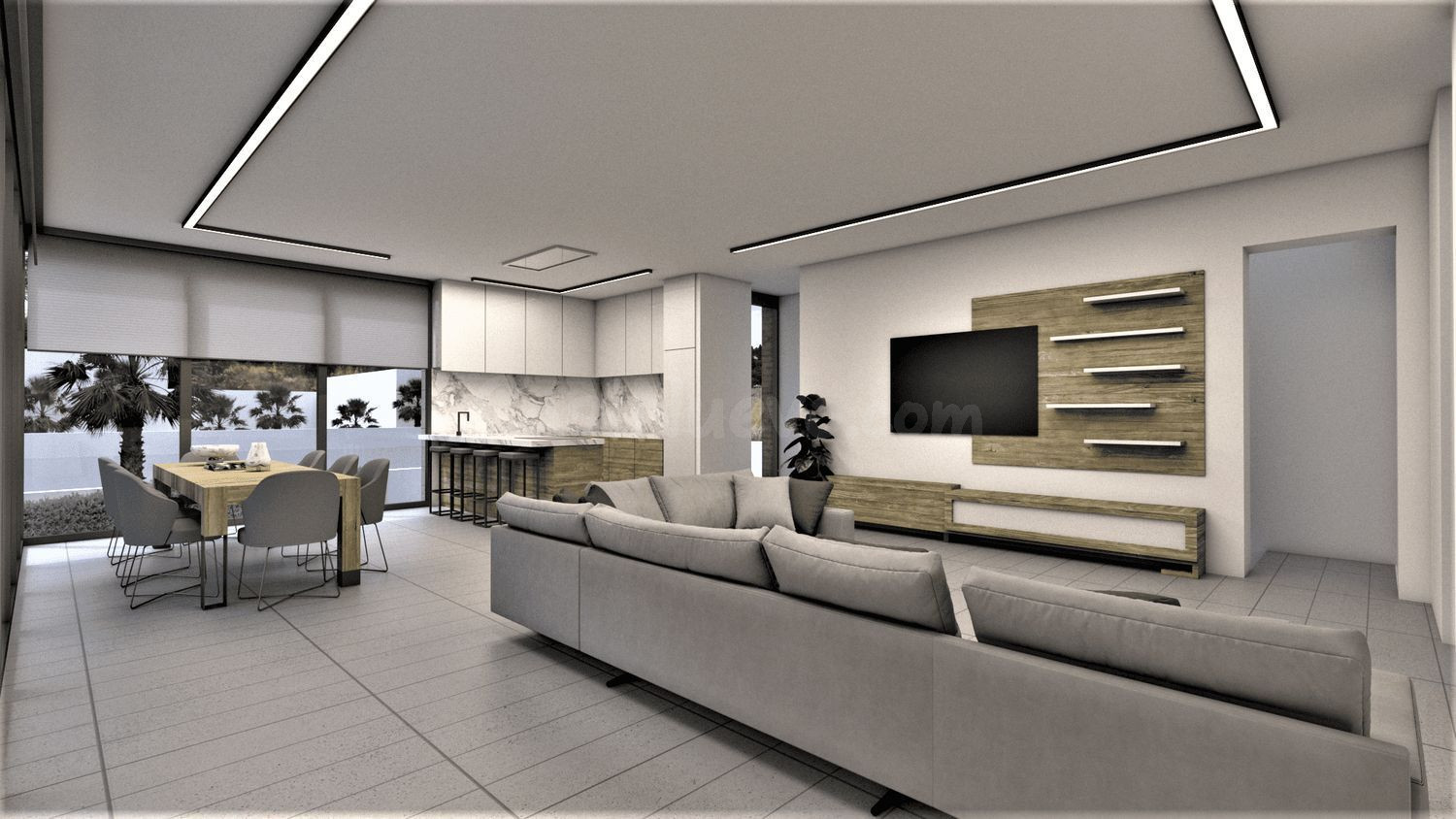 PRECIOSAS VILLAS DE OBRA NUEVA CON VISTA AL MAR, EN LA ZENIA - foto 4