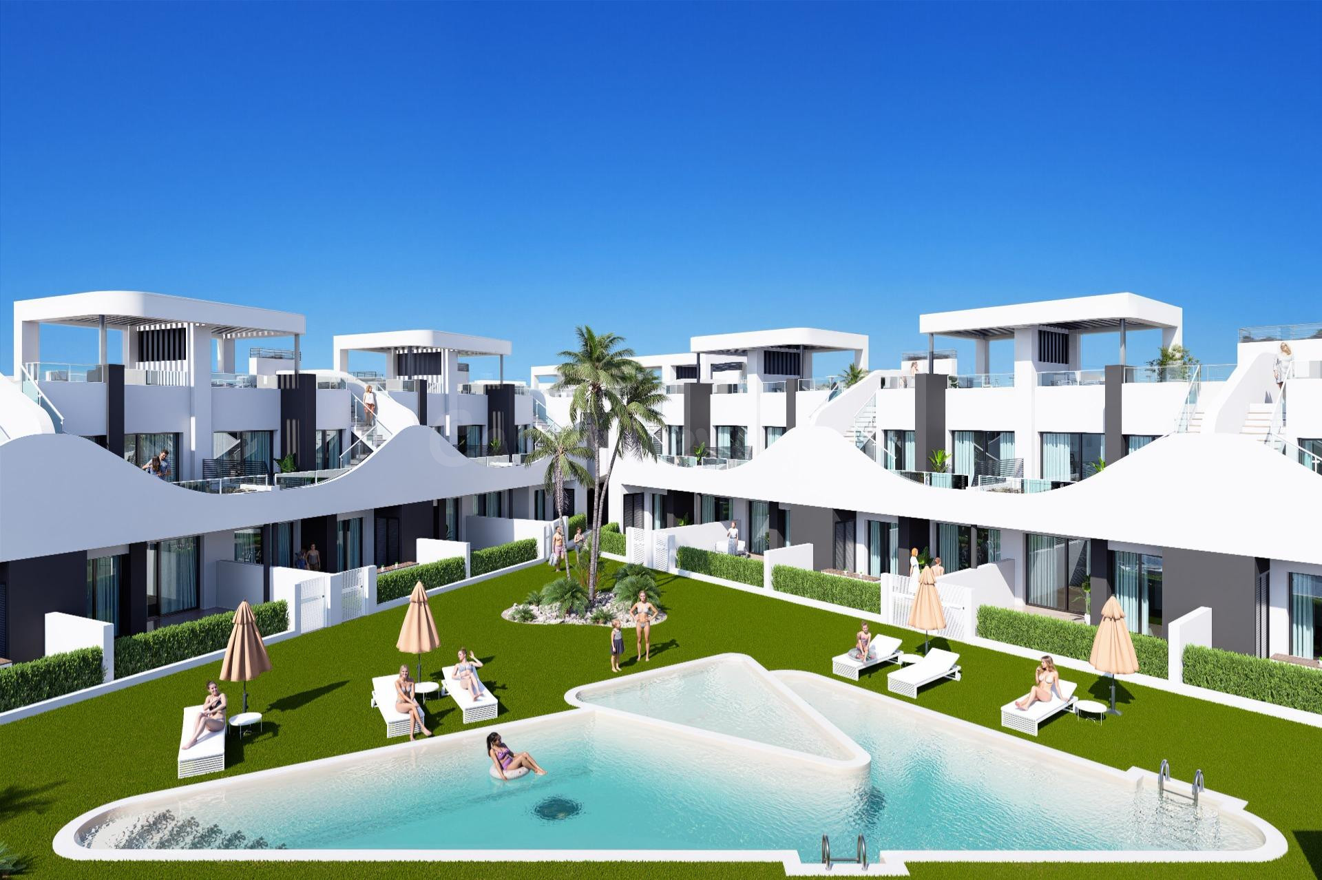 Nuevo Residencial Bungalows de Planta Baja y Planta Alta en San Fulgencio, Alicante