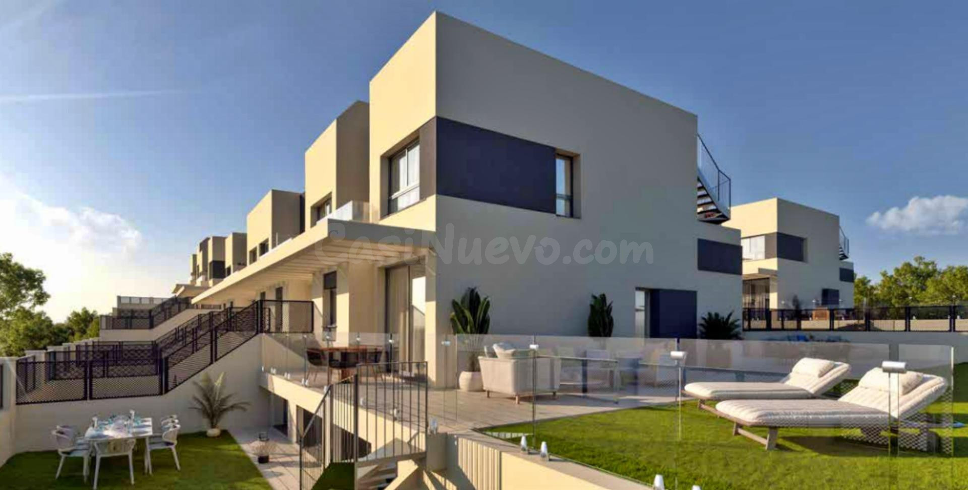 Conjunto residencial con vistas al mar – 3 plantas, sótano y - foto 2