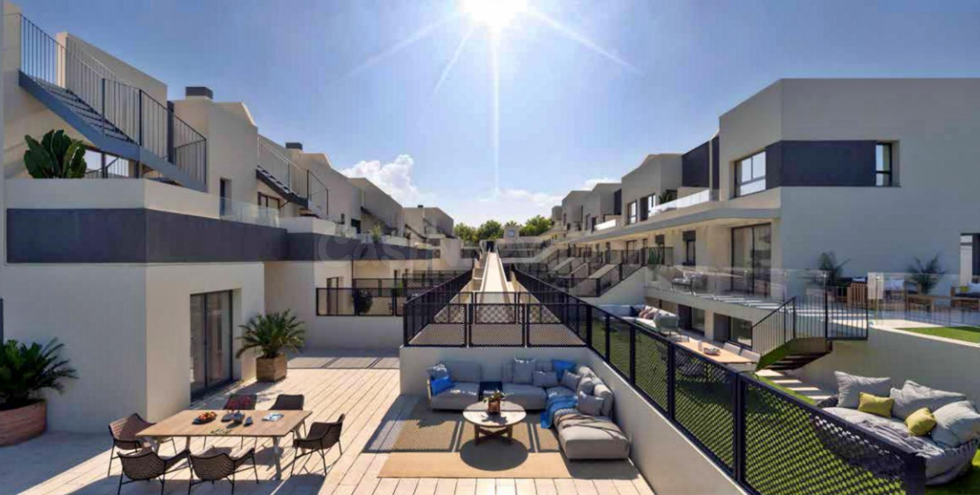 Conjunto residencial con vistas al mar – 3 plantas, sótano y - foto 4