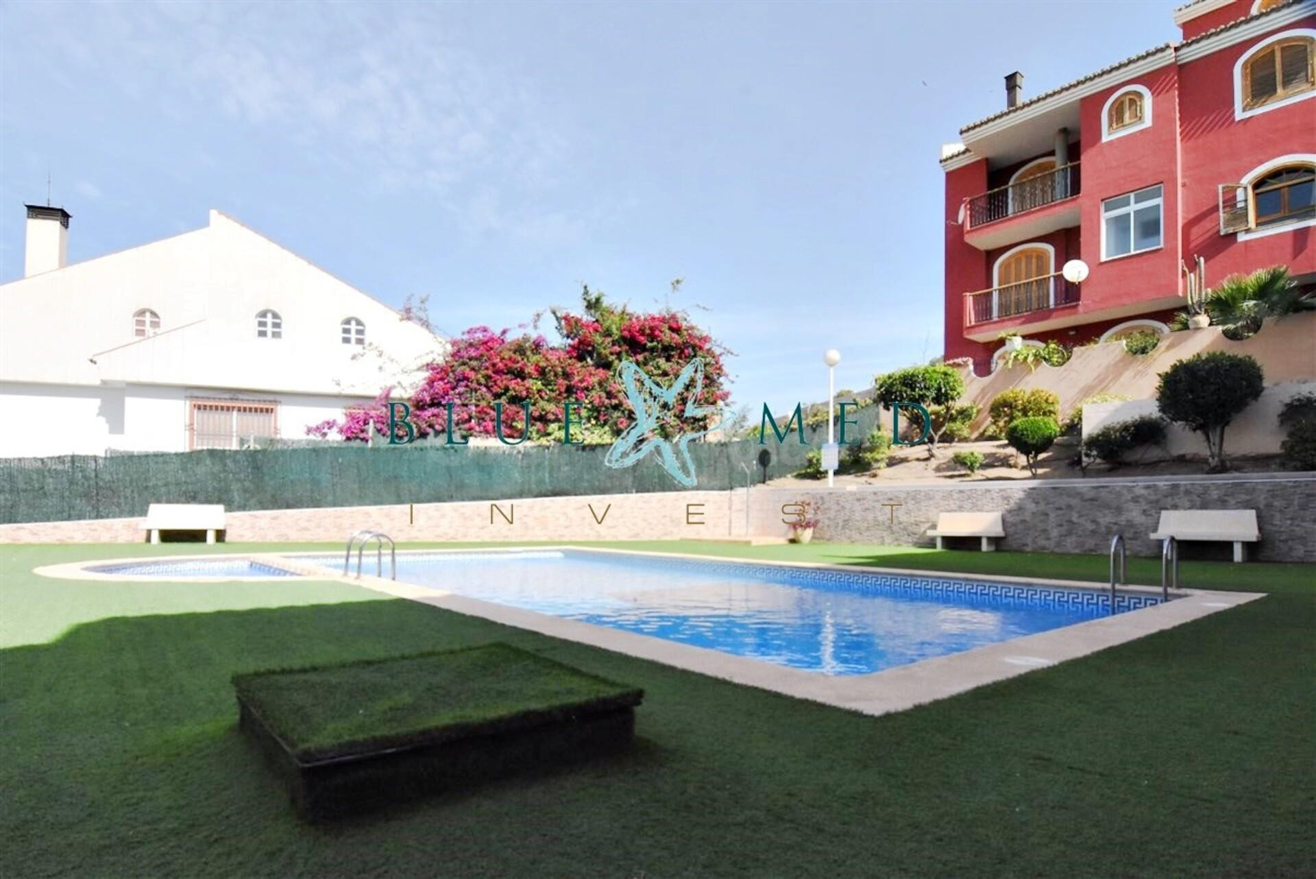 DUPLEX EN VENTA EN MAZARRON  EN RESIDENCIAL CON PISCINA
